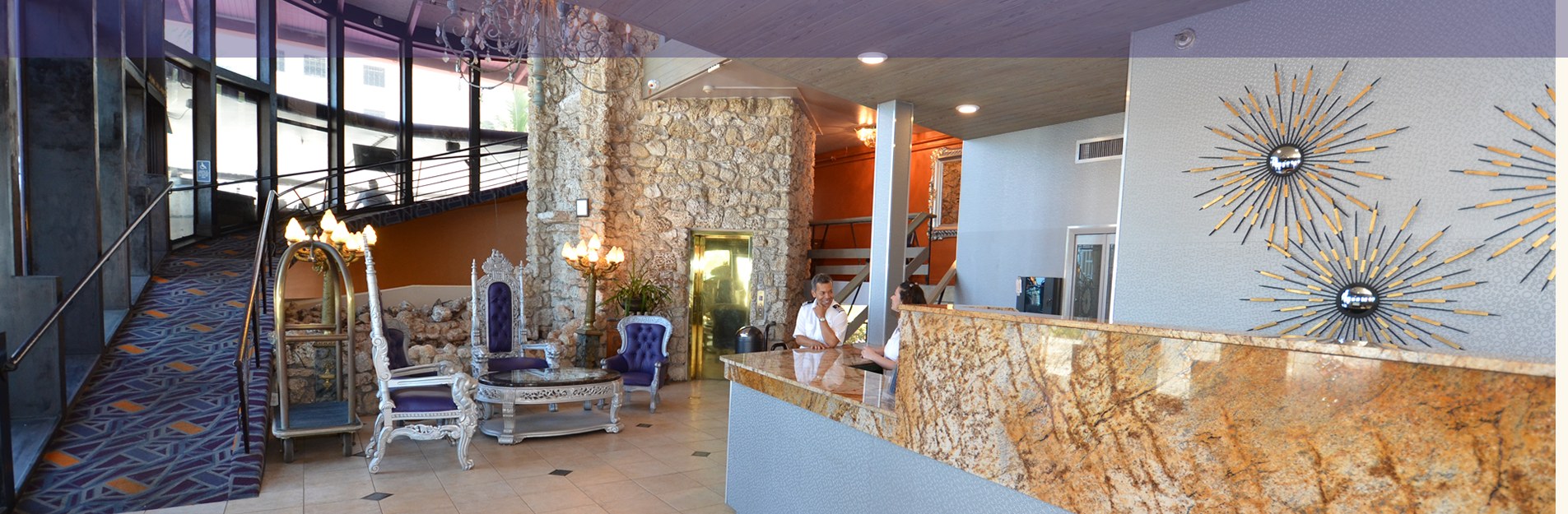 Lobby at the Sea Club Resort