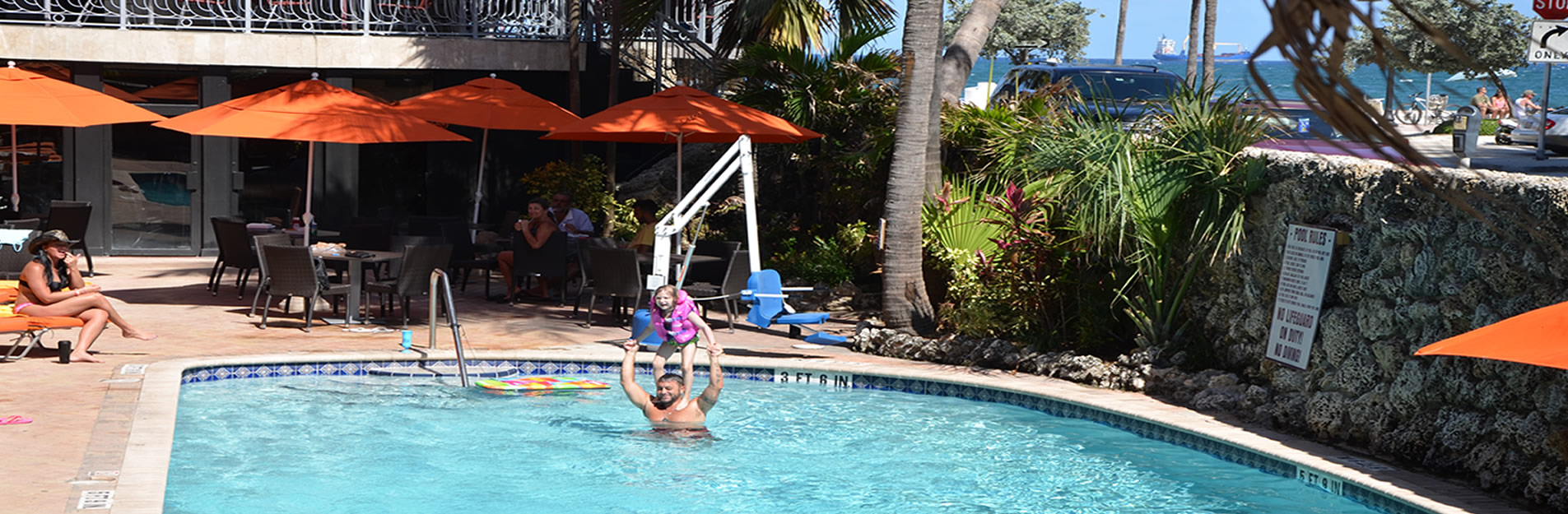 Sea Club Resort Pool and Ocean View